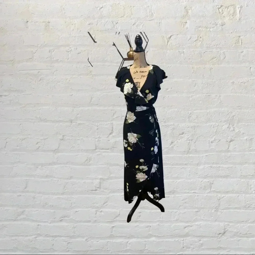 Miss Selfridge Floral Wrap Dress